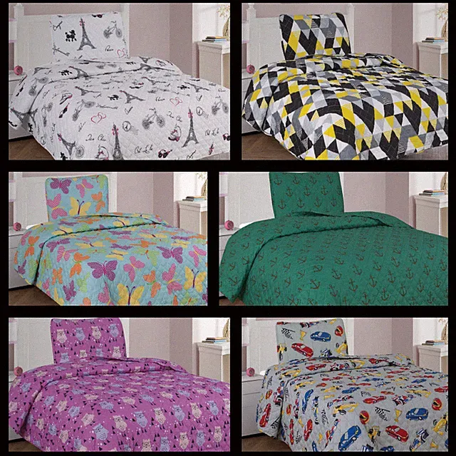 2/3PC BEDDING QUILT SET BEDSPREAD BED DRESSING BEDDING FOR KIDS TEENS NEW DESIGN