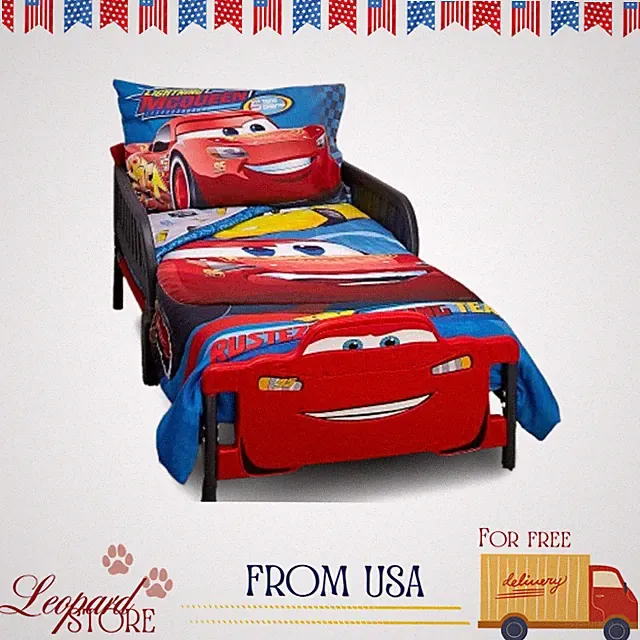 Disney Cars Rusteze Racing Team 4 Piece Toddler Bedding Set
