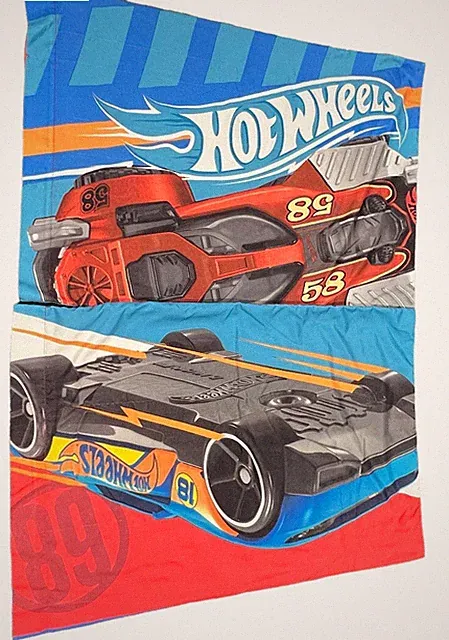 Hot wheels 2019 Kids Pillowcase Bedding Standard Size 28x20 Race Cars Graphic #2